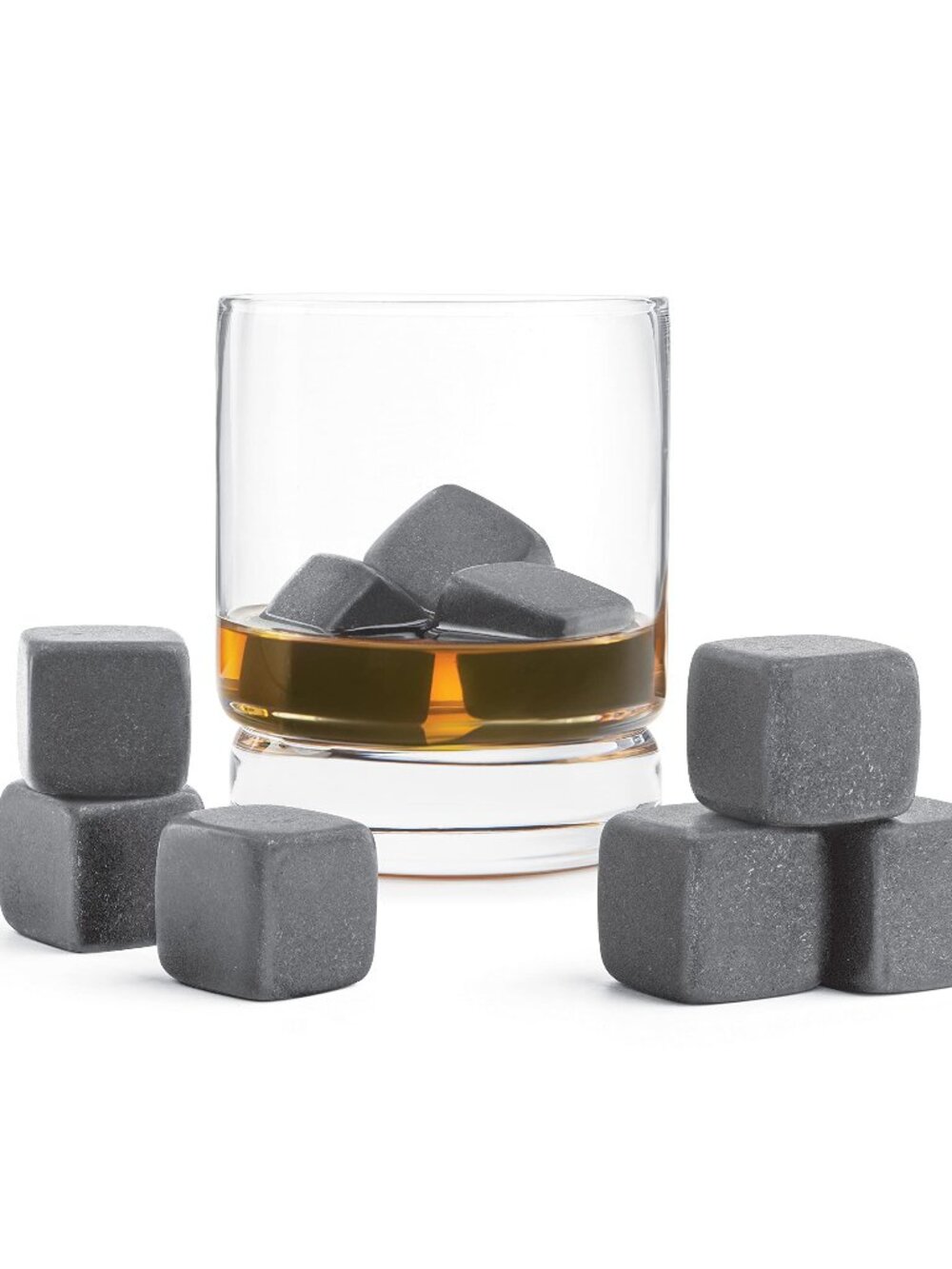 Set of 9 Whiskey Chill Stones Cubes with Bag Reusable Wine Chillers Bar
